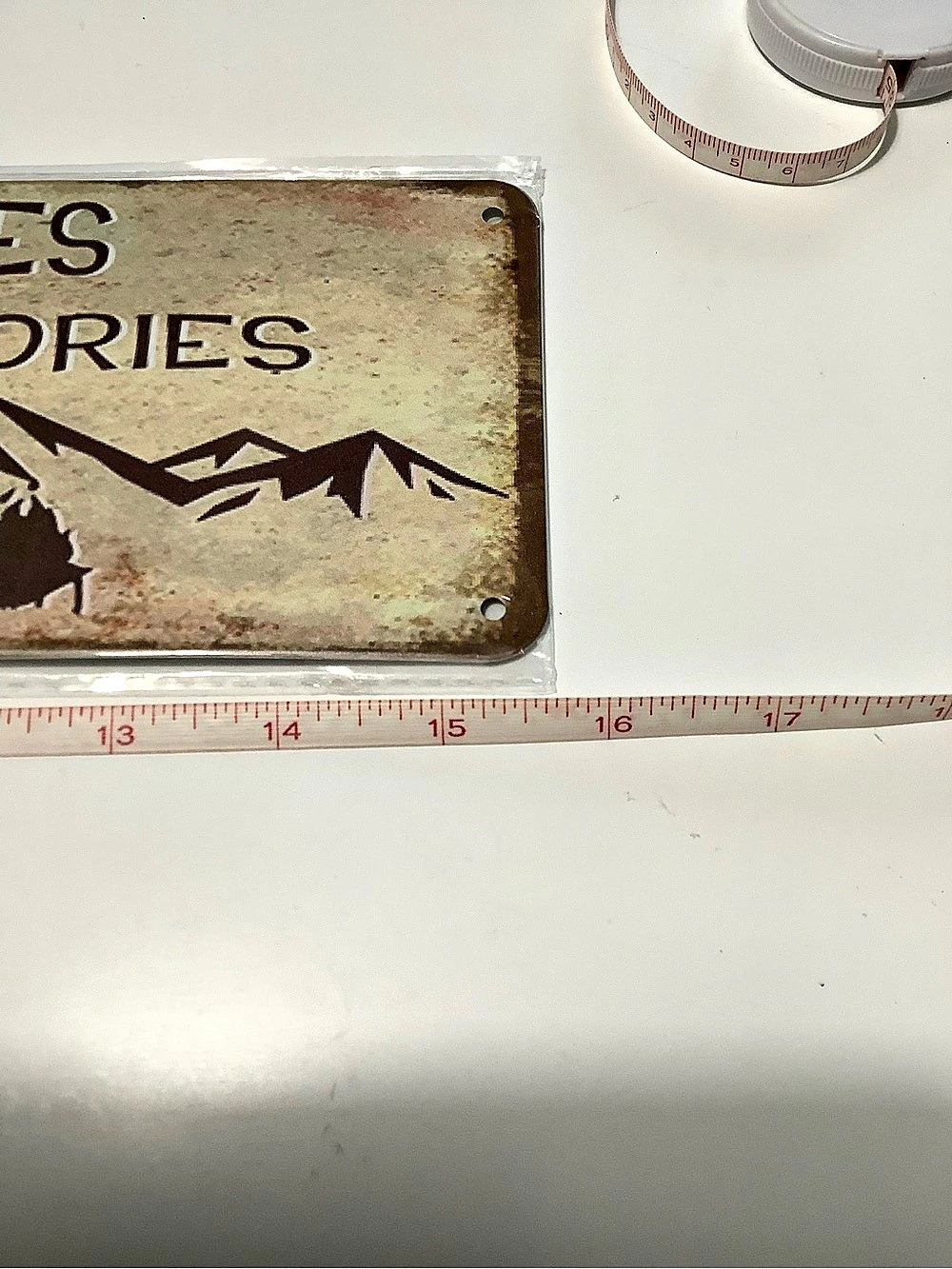 Rustic Cabin Wall Sign Brown - Picture 3 of 4